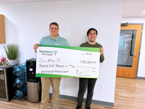 Grant recipient, Alex with TruNorth Mortgage lender. 
